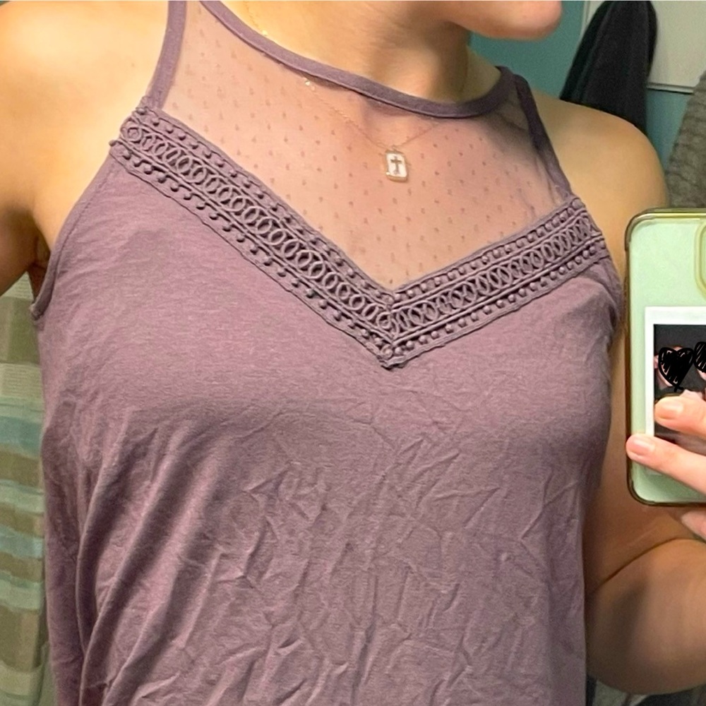 Light purple tank top for going out